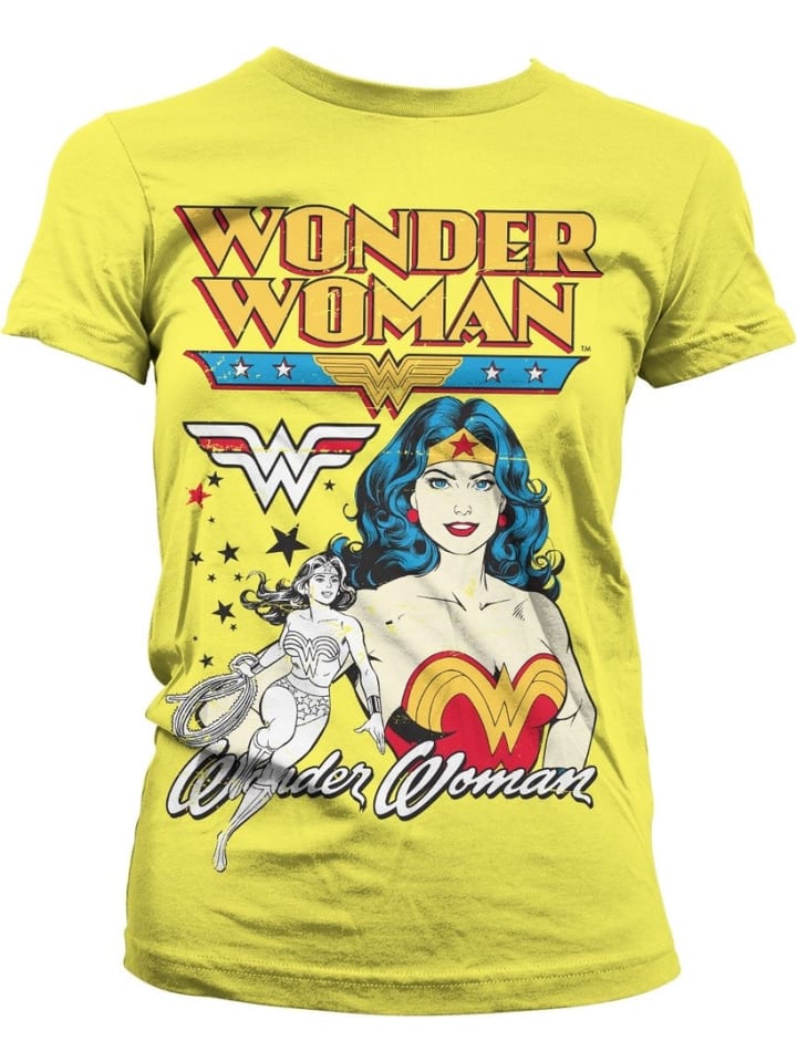 

Футболка WONDER WOMAN, желтый