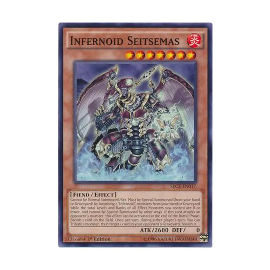 

CCG Инферноидные Сейцемасы (Обычные), Yu-Gi-Oh - Secrets of Eternity - Singles