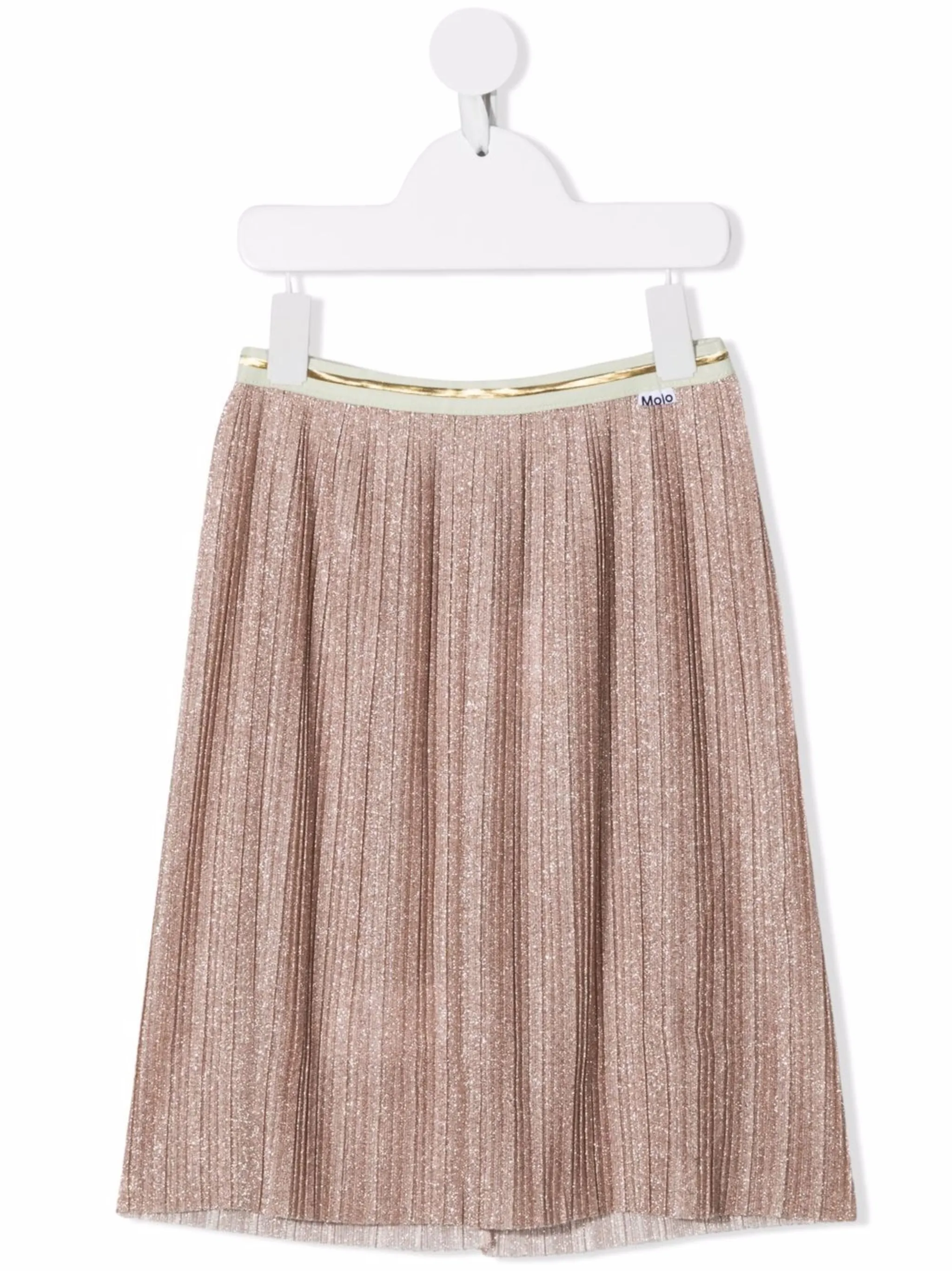 

Плиссированная юбка миди Molo, нейтральный