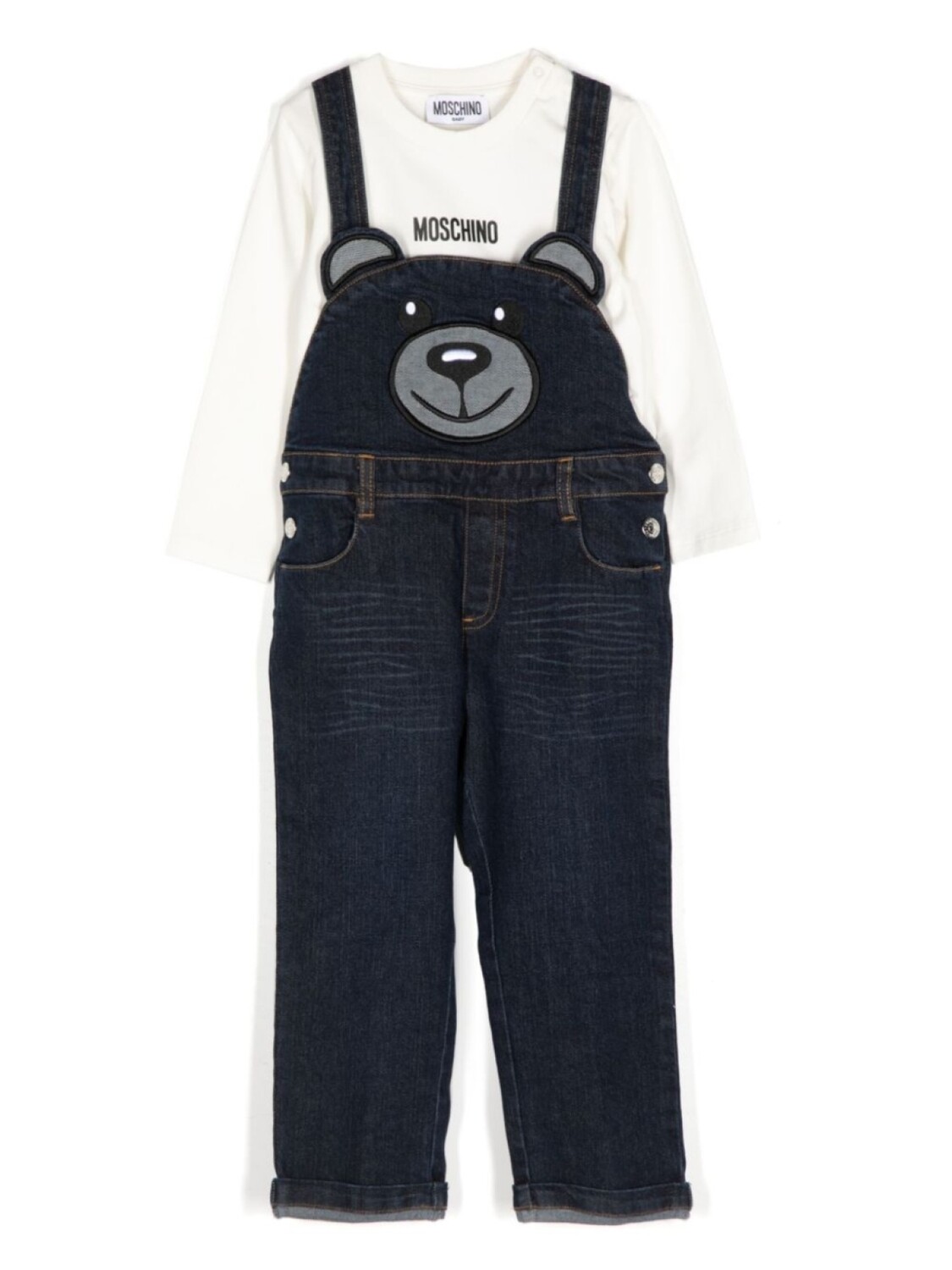 

Moschino Kids набор с мотивами Teddy Bear, синий