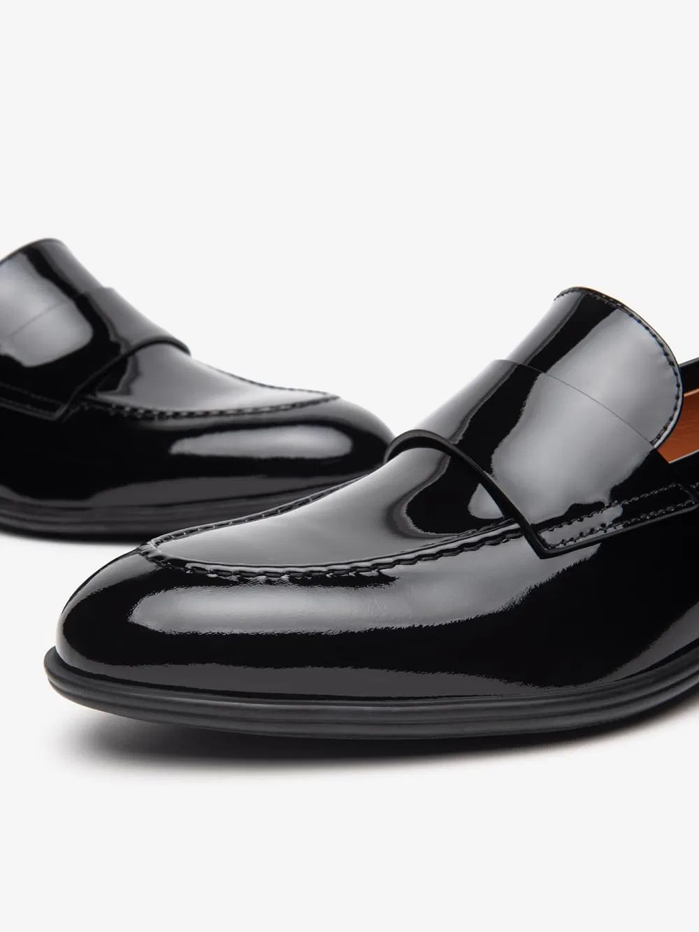 Мокасины Nero Giardini E500550UE из лакированной кожи для мужчин, Black — фото 4