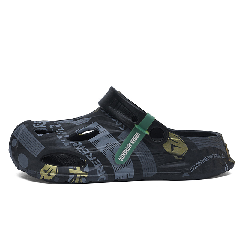 

URBAN AUTHENTIC Клоги мужские черные, цвет Black