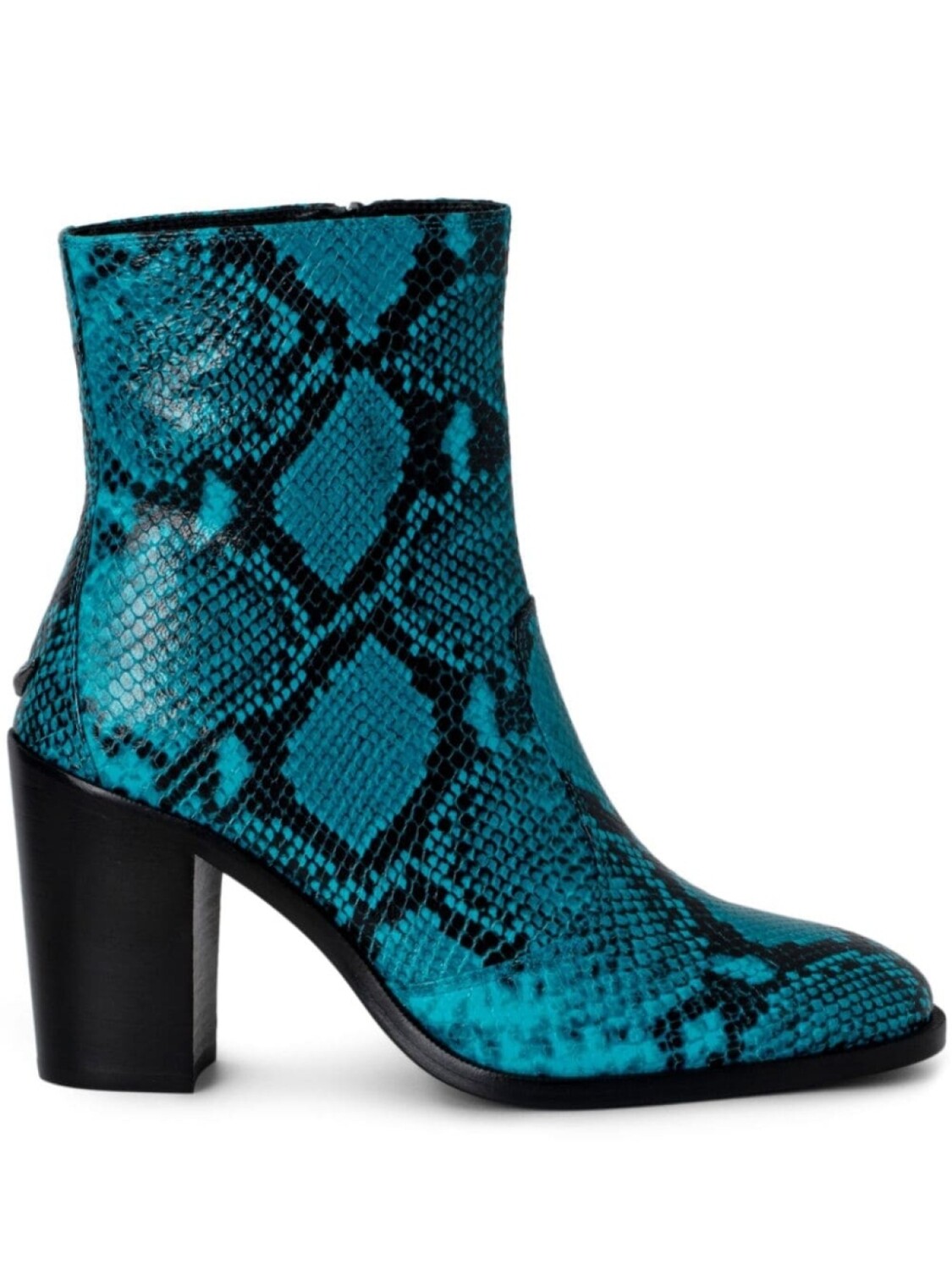 

Zadig&Voltaire ботинки Preiser 85 мм с эффектом змеиной кожи, синий