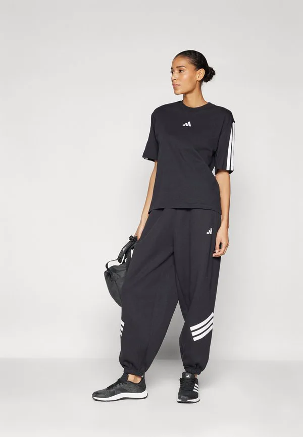 Спортивные штаны future icons с тремя полосками и изображением парашюта Adidas Sportswear, Black — фото 2
