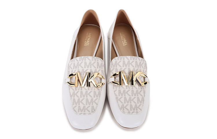 Туфли женские повседневные KORS Women's Casual Shoes Women's Cream Michael Kors — фото 4