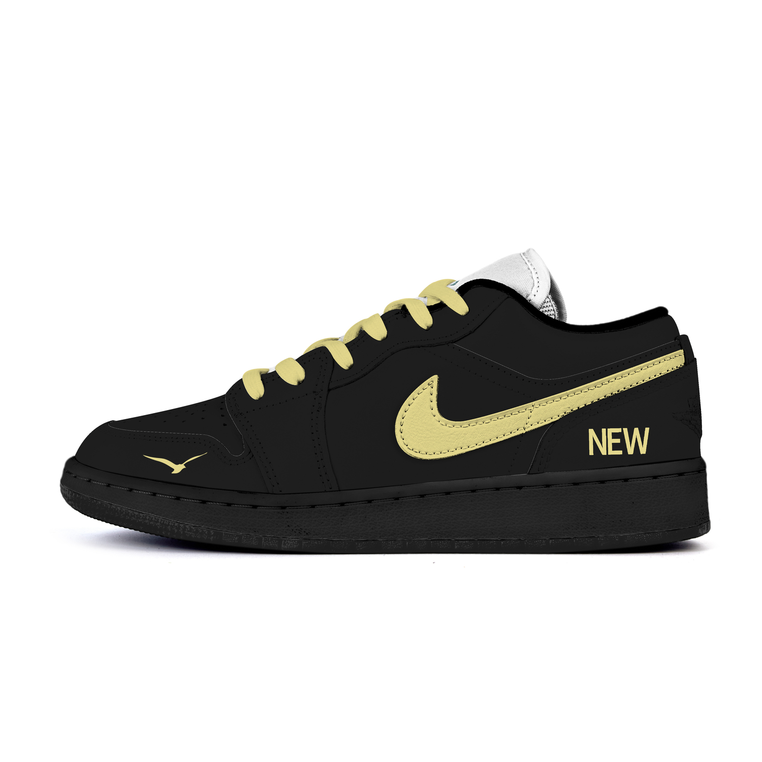 

Jordan Air 1 LOW амортизирующие износостойкие низкие детские баскетбольные кроссовки Black для подростков