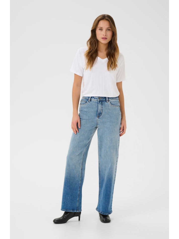 

Джинсы свободного кроя Kamiala из светло-голубого денима с эффектом омбре Kaffe