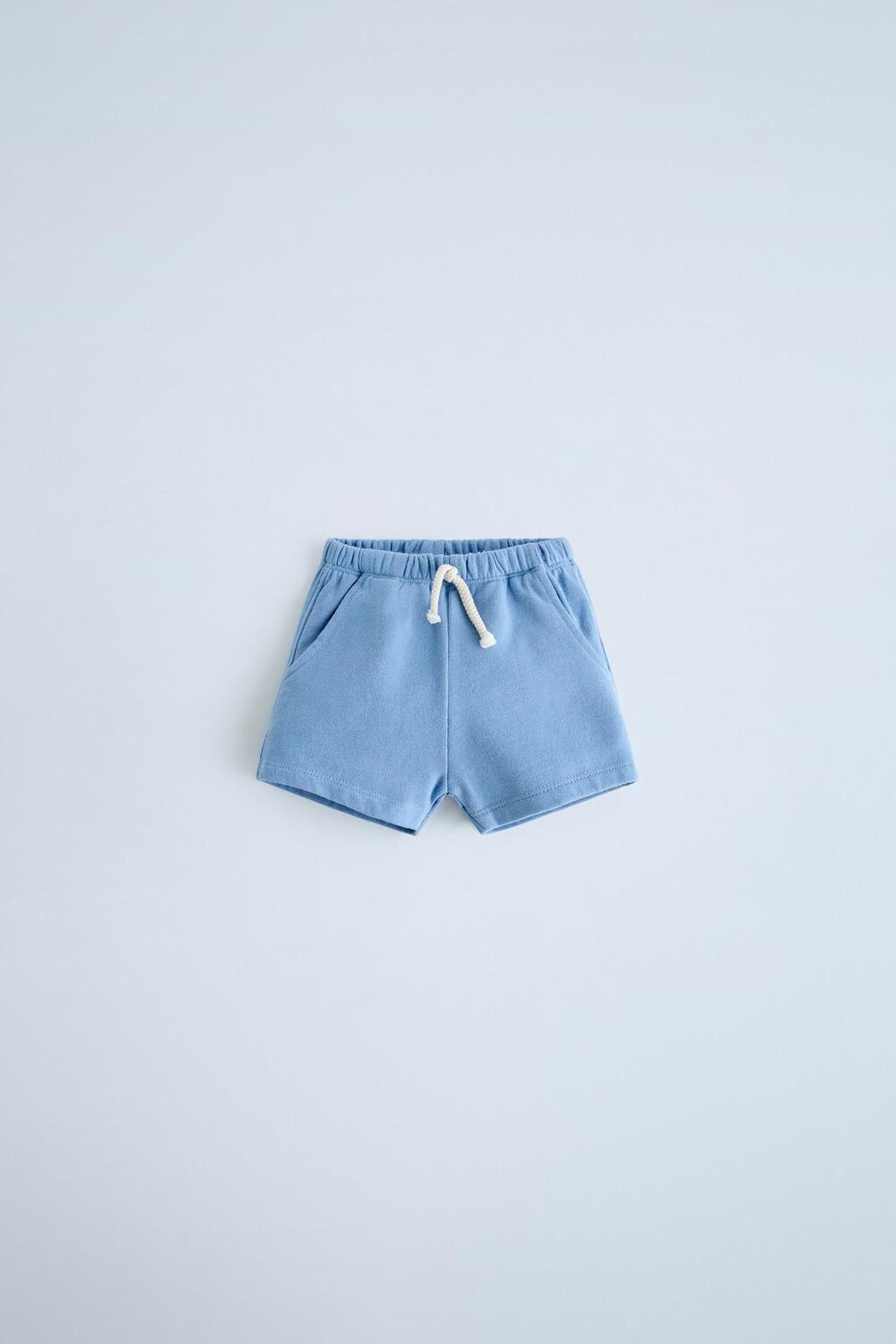 

Шорты-бермуды с затяжкой ZARA, синий
