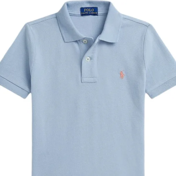 Поло для детей Polo Ralph Lauren, синий — фото 4