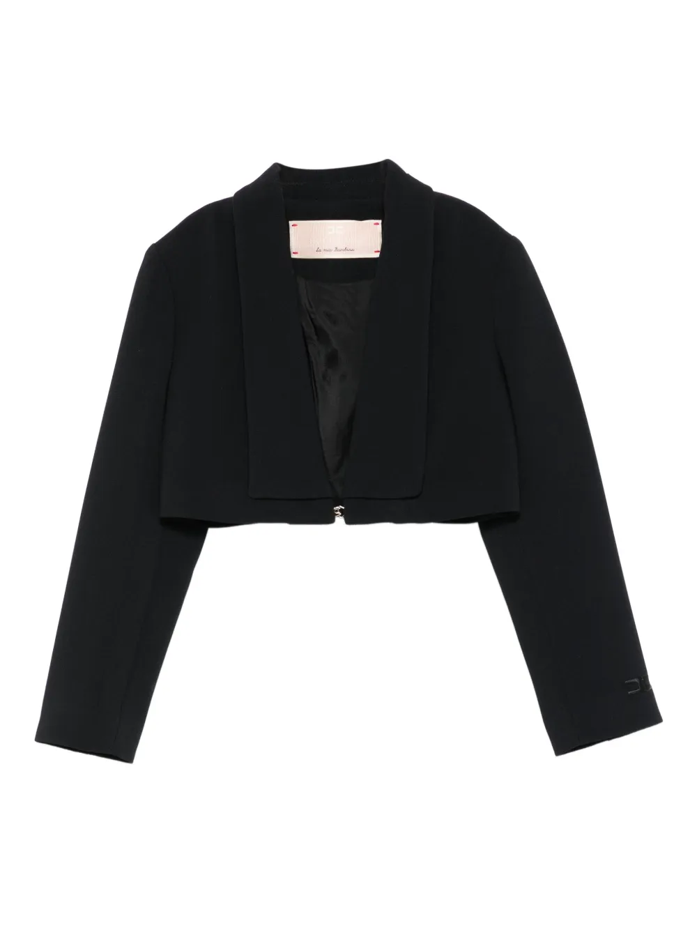 

Укороченный пиджак Elisabetta Franchi La Mia Bambina, черный