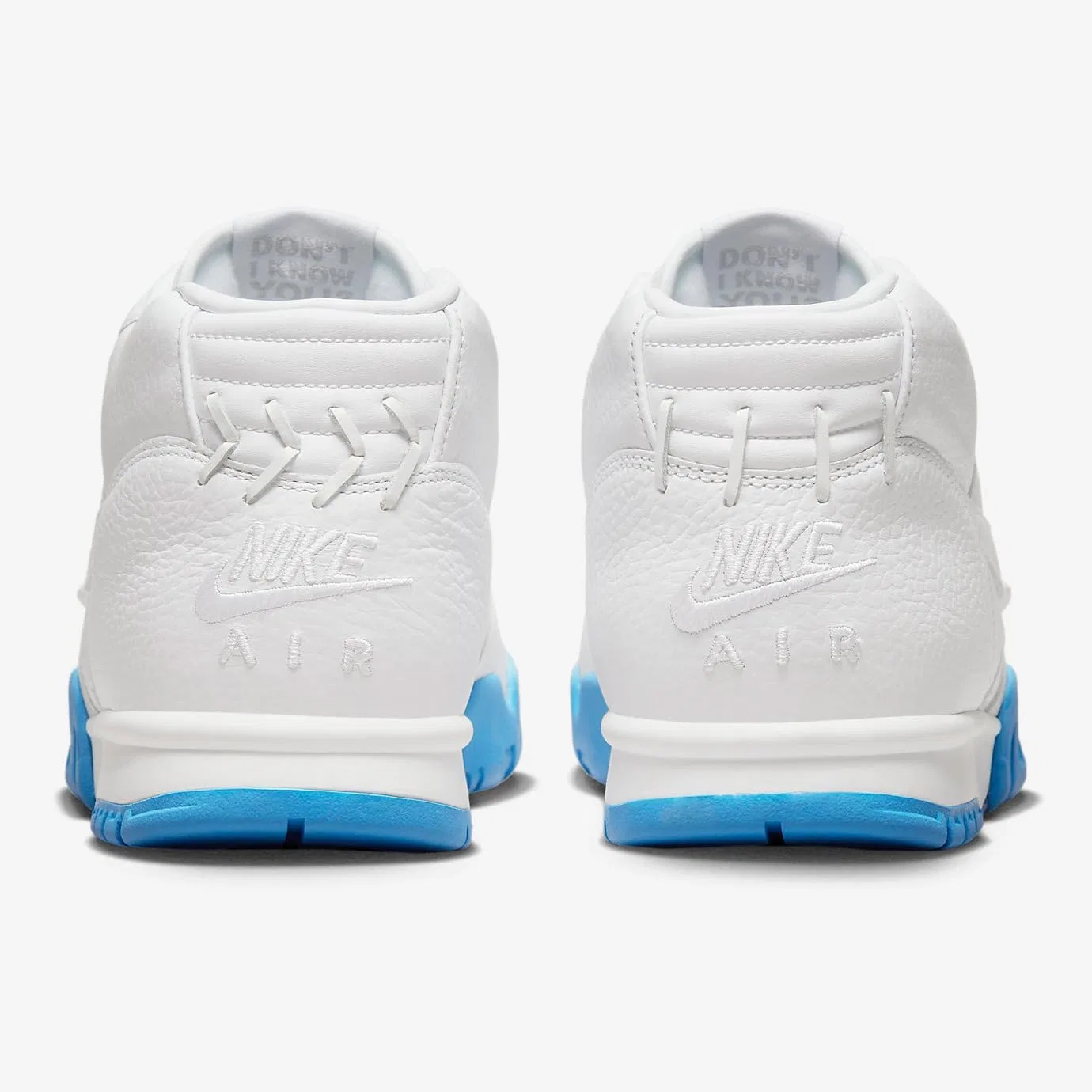 Мужские баскетбольные кроссовки Nike Air Trainer 1, белый/черный-средне-серый, размер 41 EU, белый, черный, средне-серый, размер 43 EU — фото 3