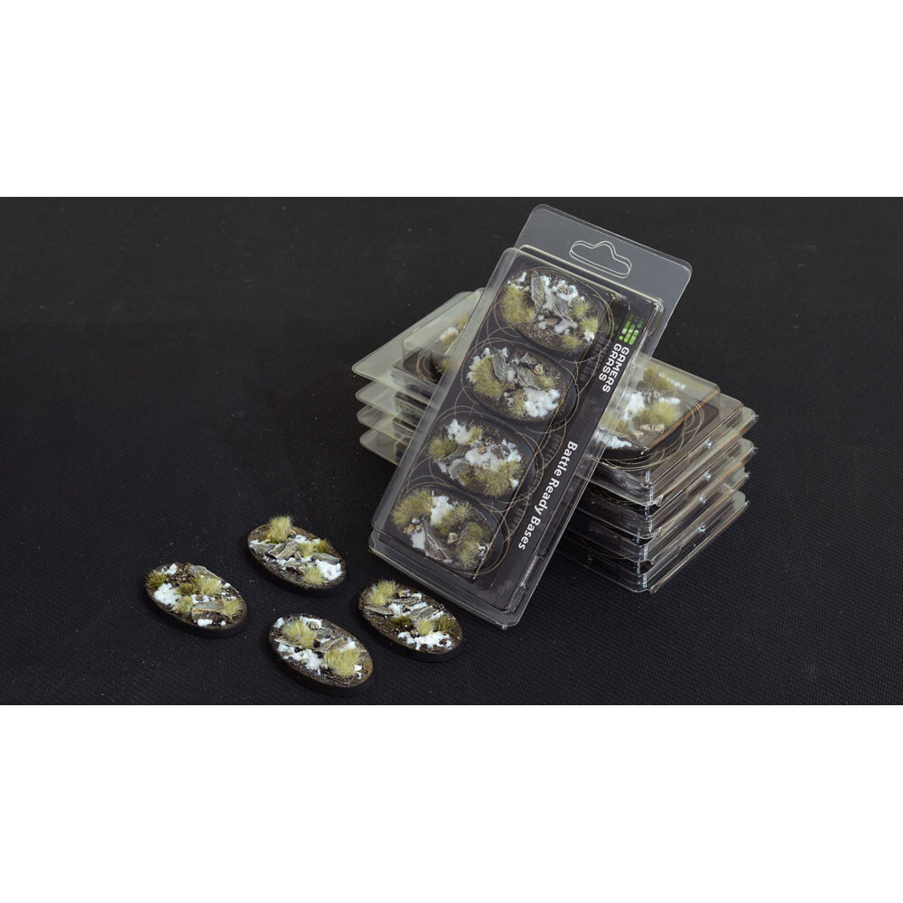 

Аксессуары Gamers Grass Battle Ready Bases: Winter - Oval 60mm (4)