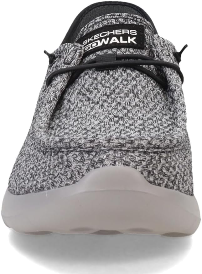 Мужские кроссовки Skechers Go Walk Max Free Hands слипоны, черный/серый — фото 4