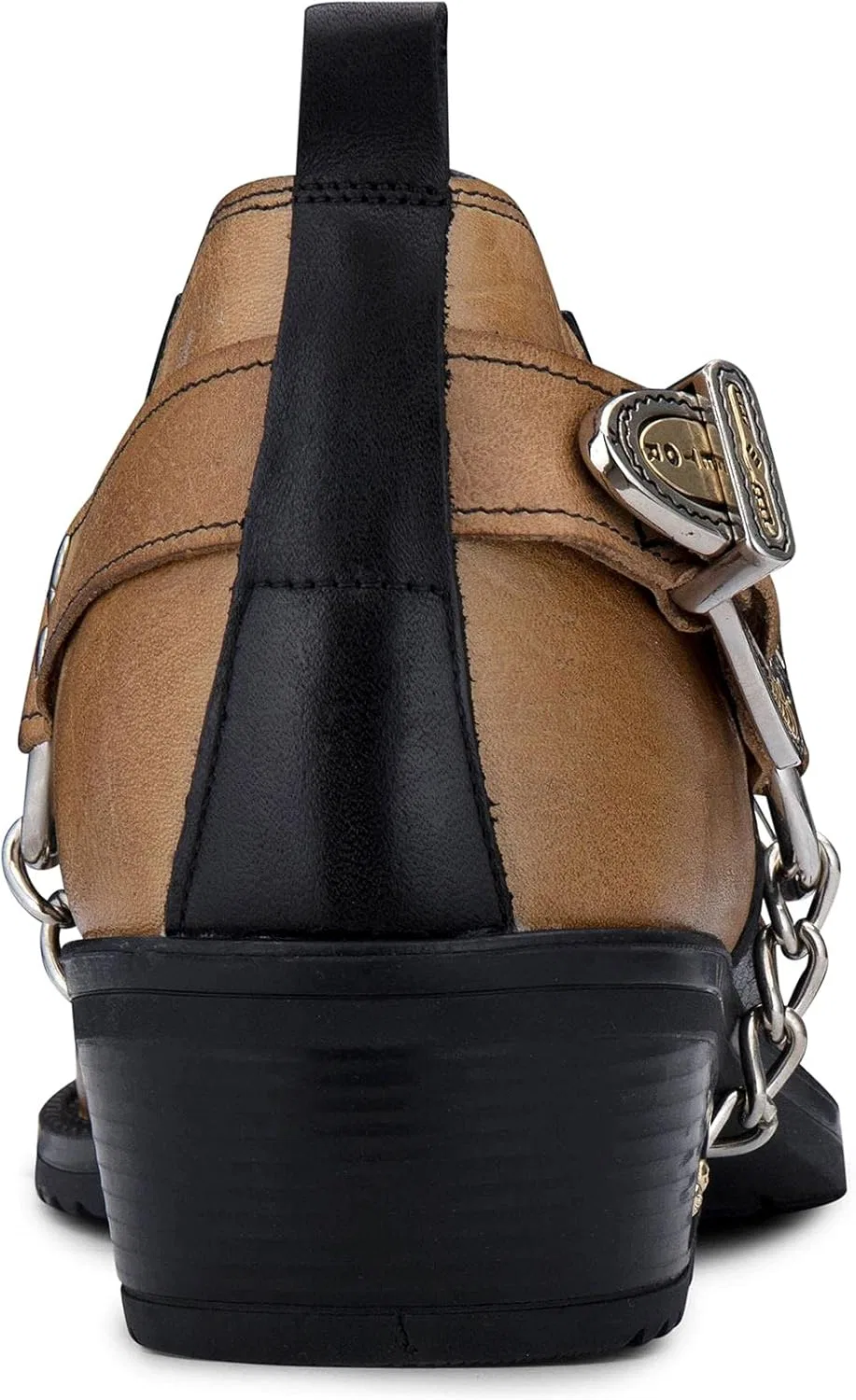 Ботинки TruClothing.com Men's Shoes 100% Genuine Leather Brown Wood Brown Snake Leather Western Design — фото 4