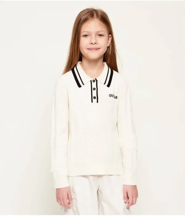 Свитер regular fit Guess Active, белый