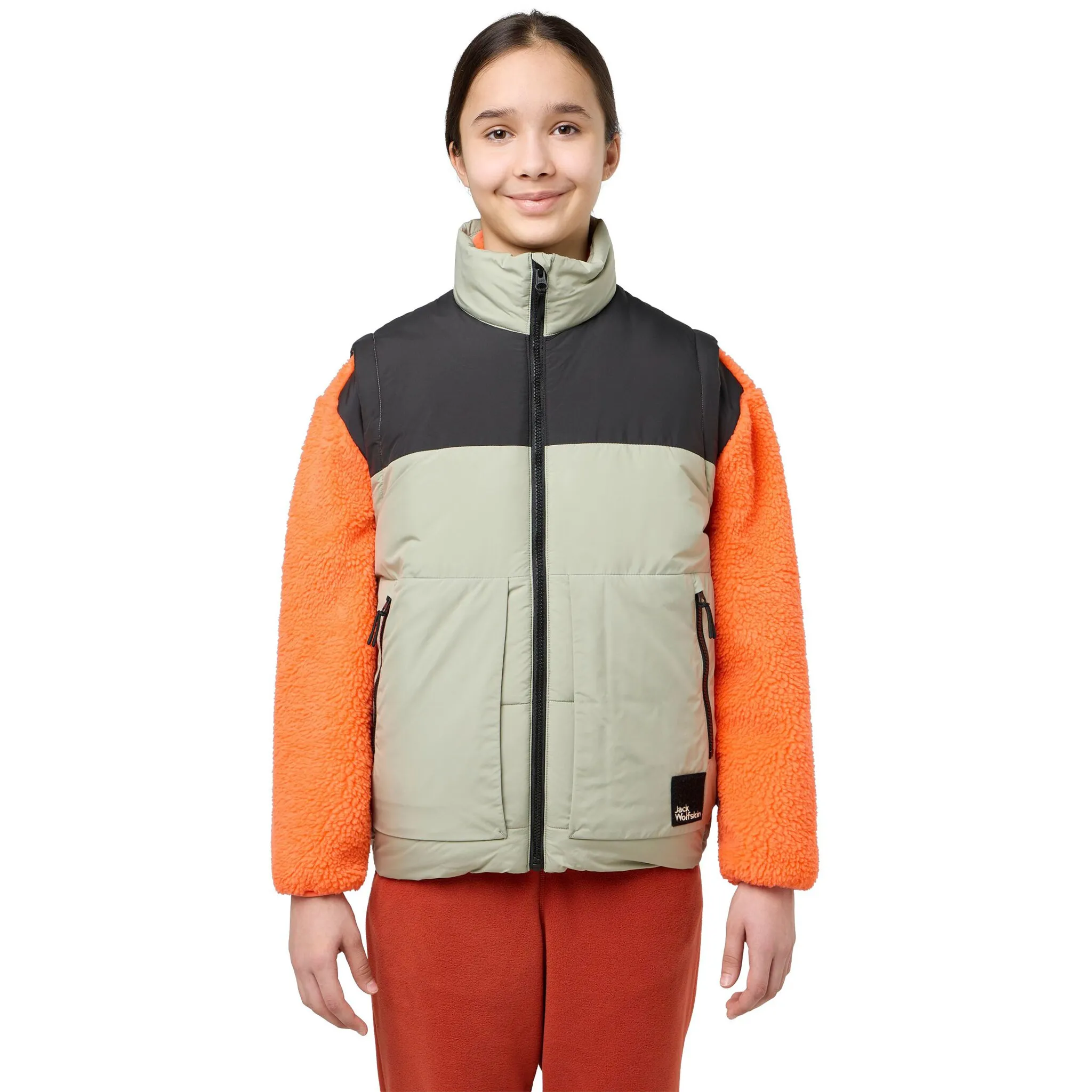 

Стеганый жилет Jack Wolfskin «Ju Vest TEEN», цвет mint leaf