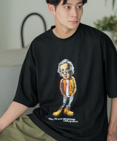 

Футболка с короткими рукавами и графическим принтом Sideway Stance, черная