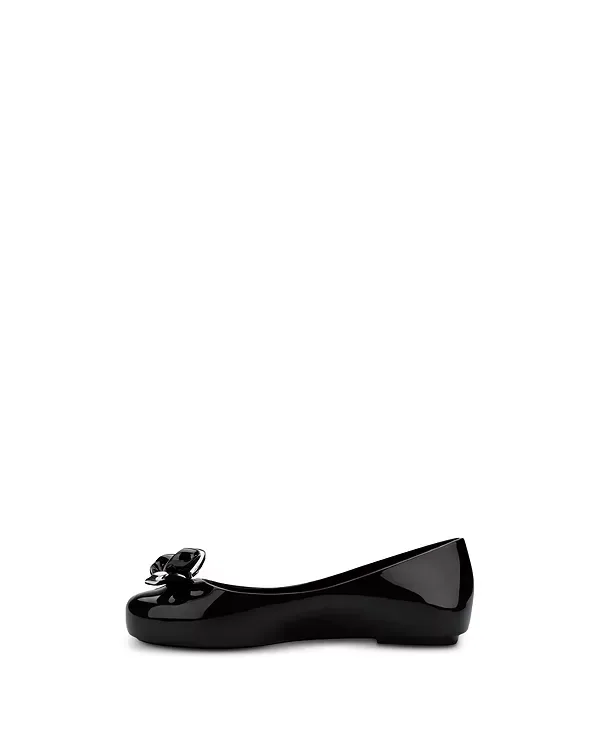 Балетки Sweet Love Glam - для малышей, детей постарше. Mini Melissa, Black — фото 4