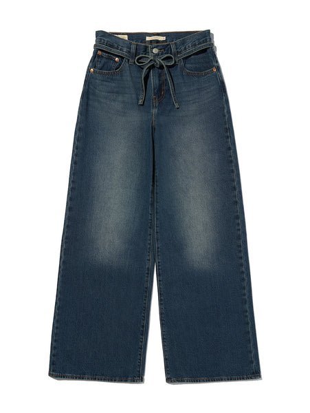 Джинсы прямого кроя размера XL, темно-синие Levi's, Dark Indigo - Flat Finish — фото 4