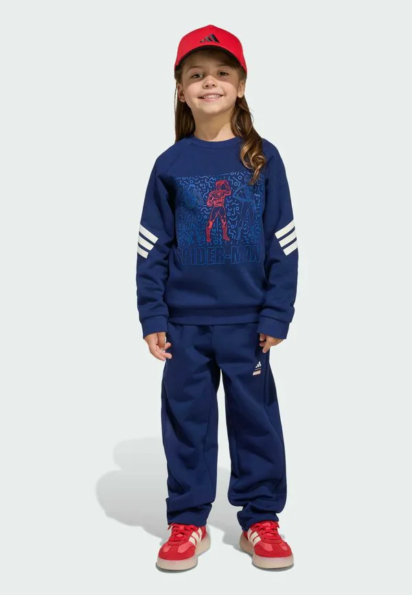 Спортивный костюм marvel человек-паук Adidas Sportswear, Dark Blue Off White