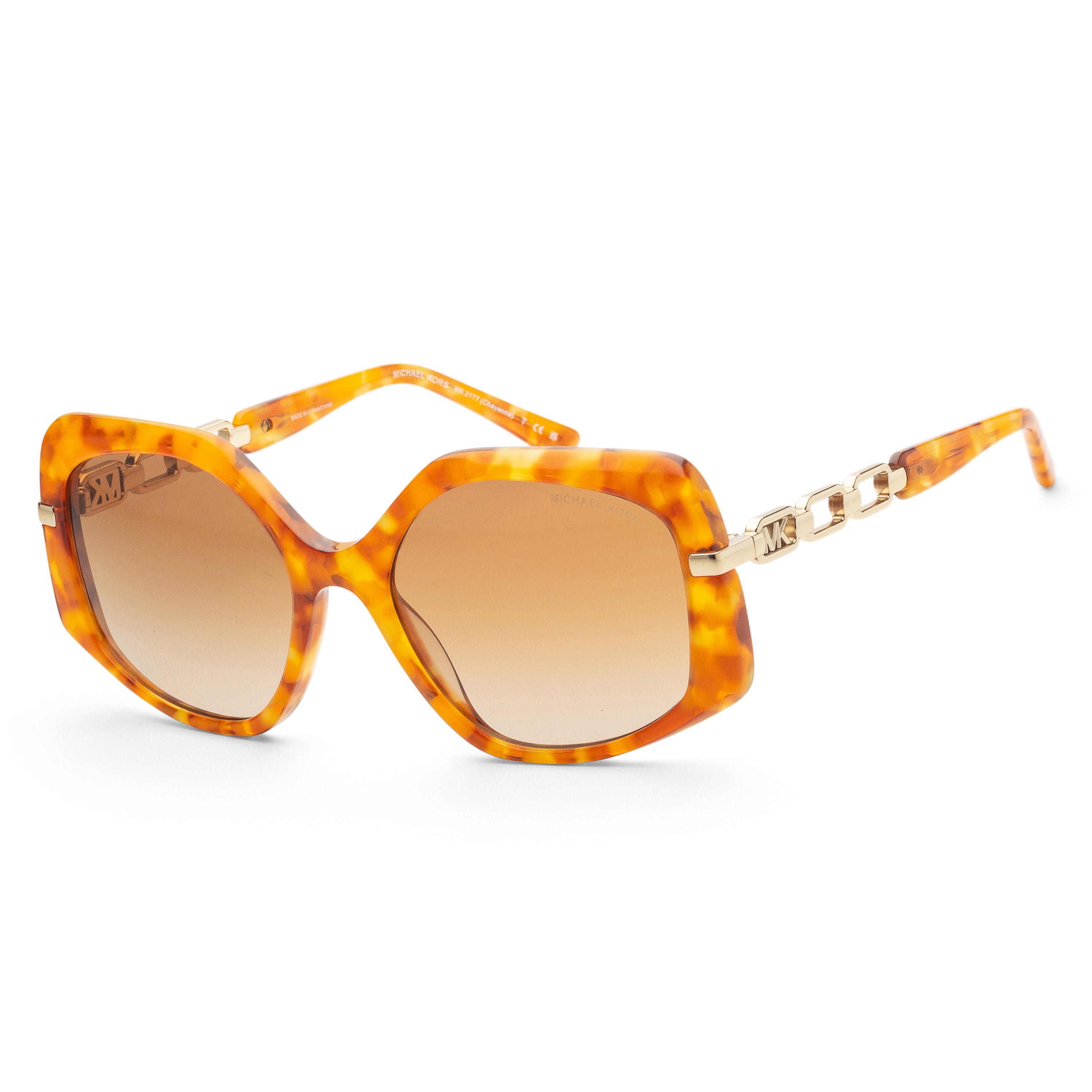 

Женские солнцезащитные очки Michael Kors 56 мм, цвет marigold tortoise