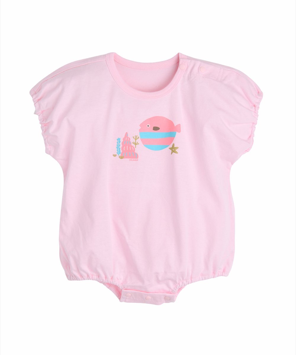 Комбинезоны с короткими рукавами и фестончатым краем Moimoln, Pink — фото 2