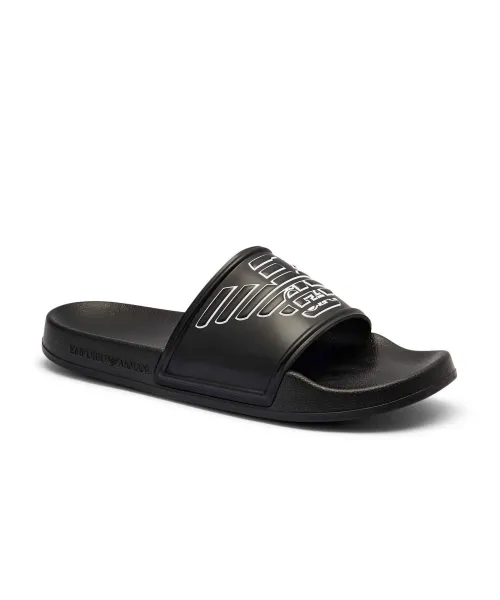 

Тапочки Emporio Armani, черный