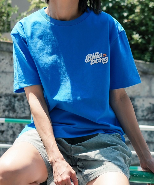 

Мужская футболка с коротким рукавом и принтом логотипа на спине Billabong, синий