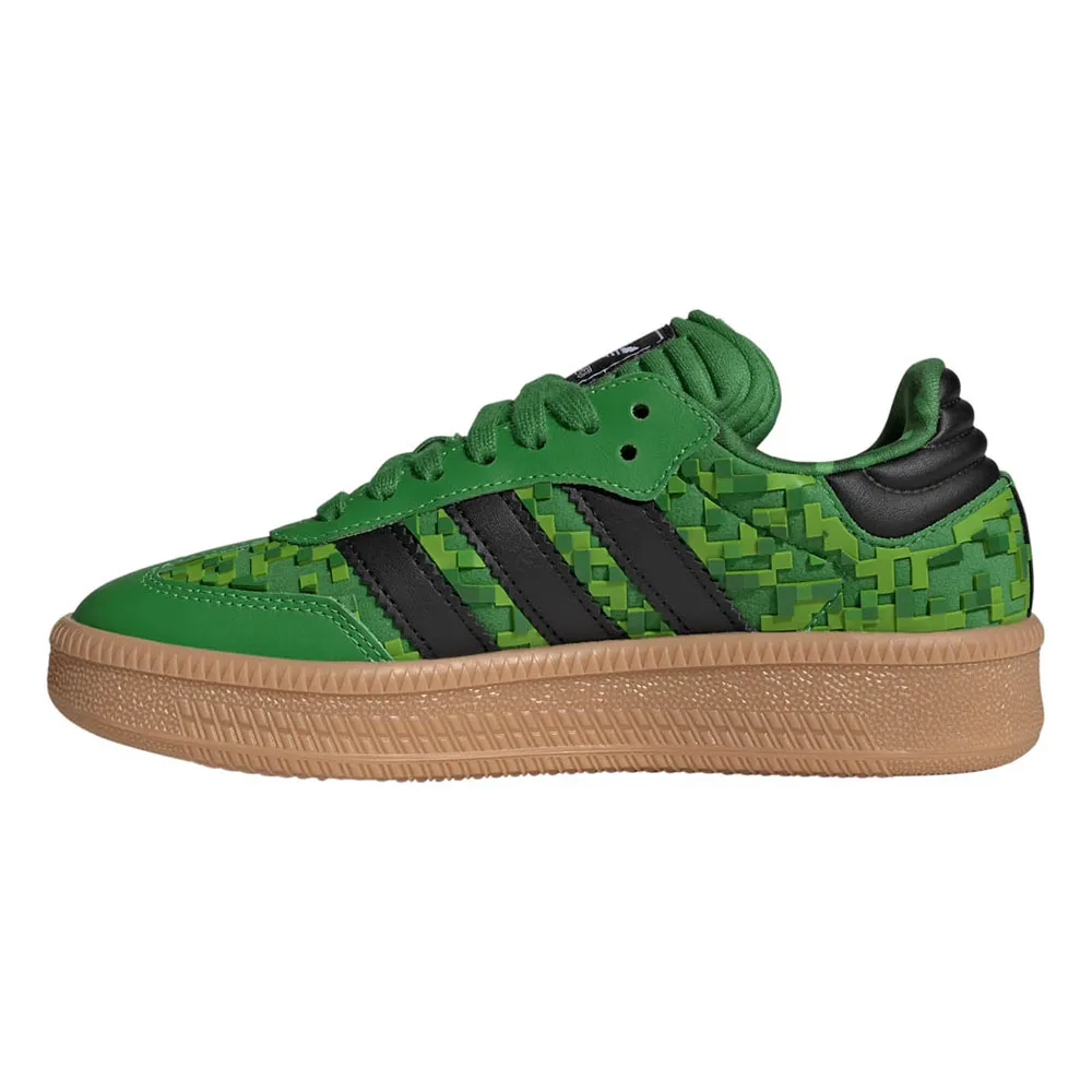 Детские кроссовки adidas Originals Minecraft Samba XLG, зеленые — фото 3