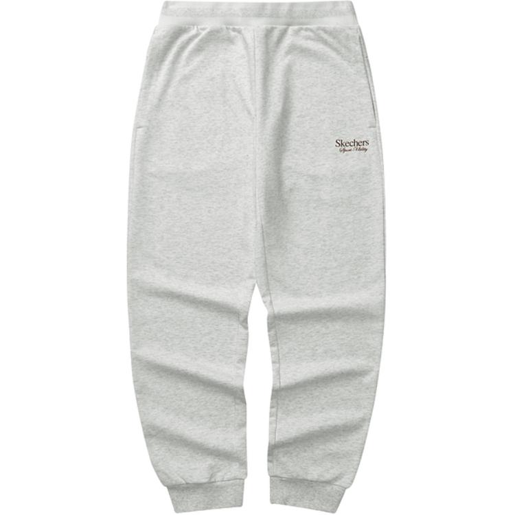 

SS24 Вязаные спортивные штаны Women's Light Heather Gray Skechers, серый
