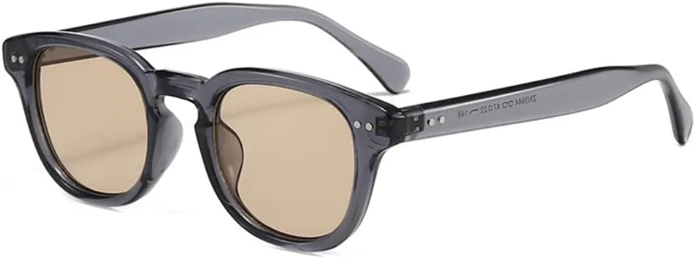 

Солнцезащитные очки с защитой от УФ-излучения UV400 | Rivet Small Blue Round | Линзы конфетных цветов для занятий спортом на открытом воздухе и вождения DSVIGF, Gray Tea