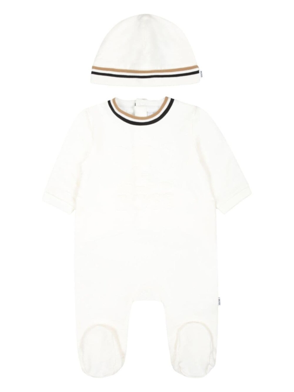 

BOSS Kidswear комплект для вырастания ребенка с полосками, белый