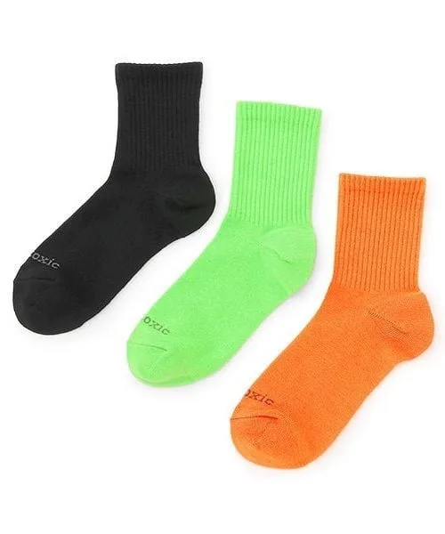 Набор из 3 носков средней высоты Lovetoxic, Light Green