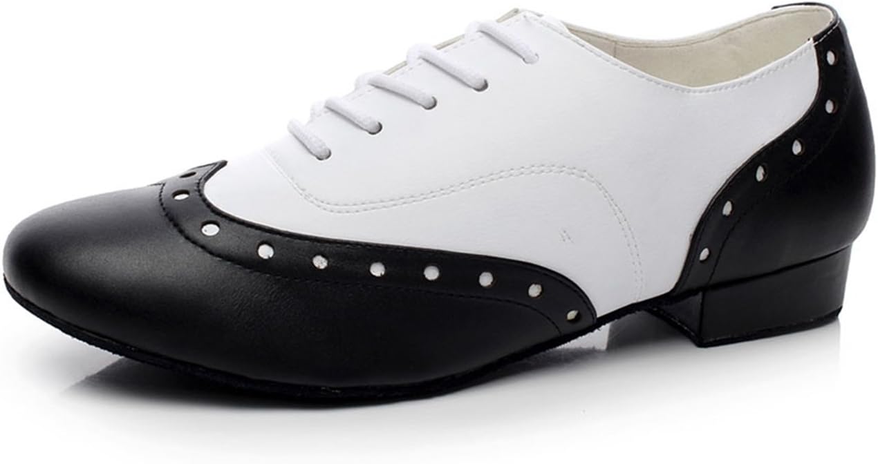 

Танцевальные туфли MSMAX Jazz для девочек, костюмные сапоги из ПУ для мальчиков Minishion, белый/черный