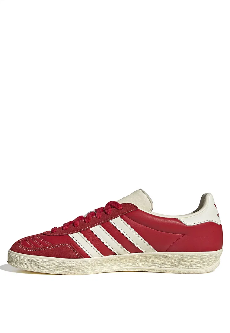 Кроссовки мужские, Gazelle Indoor, Adidas, белый/золотой — фото 4