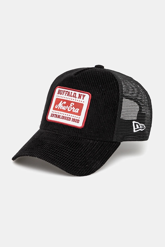 

Кепка из вельвета с козырьком New Era, черный