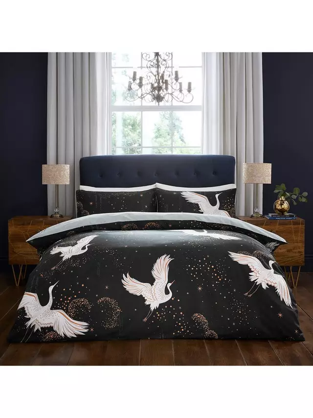 

Комплект пододеяльников Sara Miller Flying Cranes Reversible Duvet