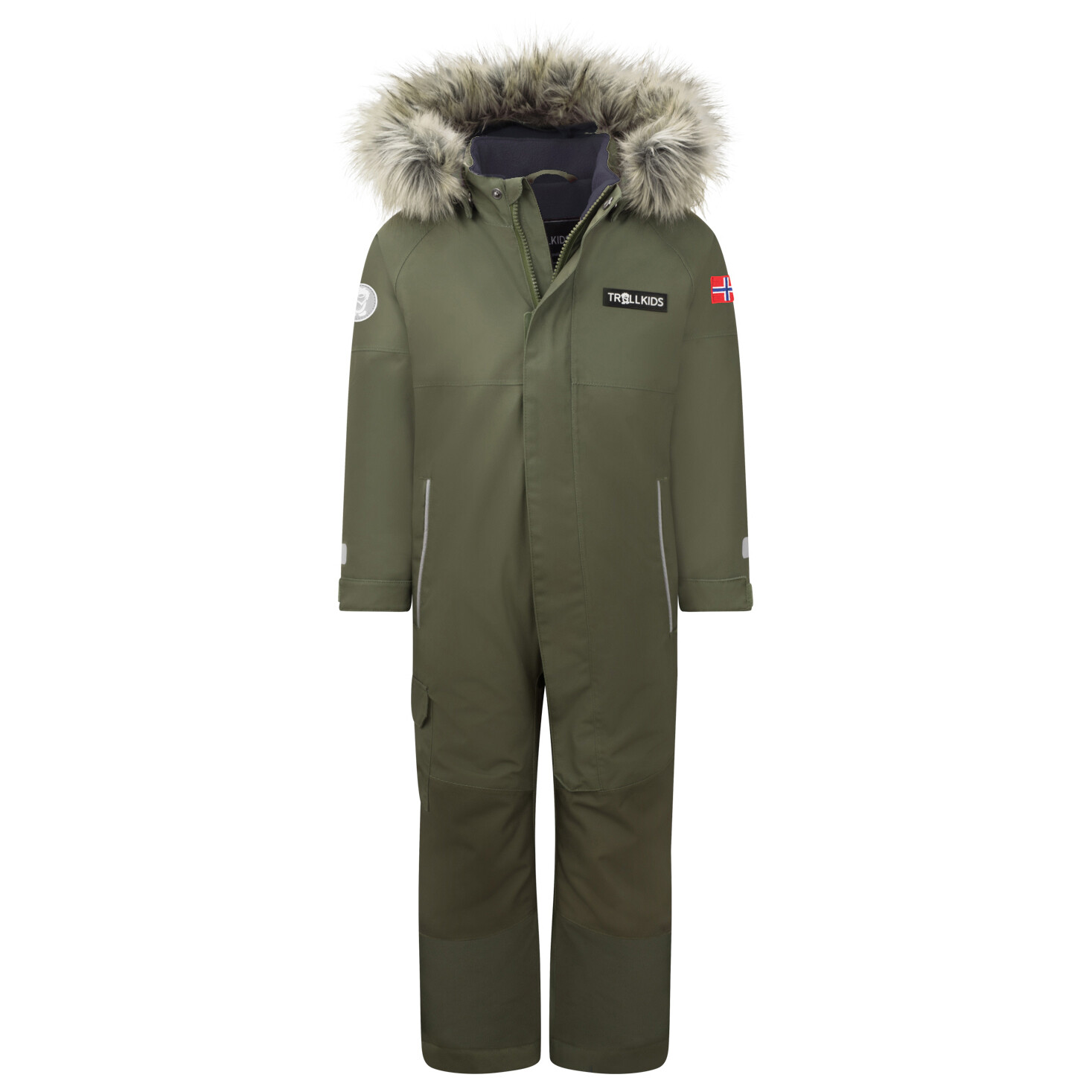 

Комбинезон Trollkids Kirkenes Snowsuit, цвет Dusky Olive/Navy