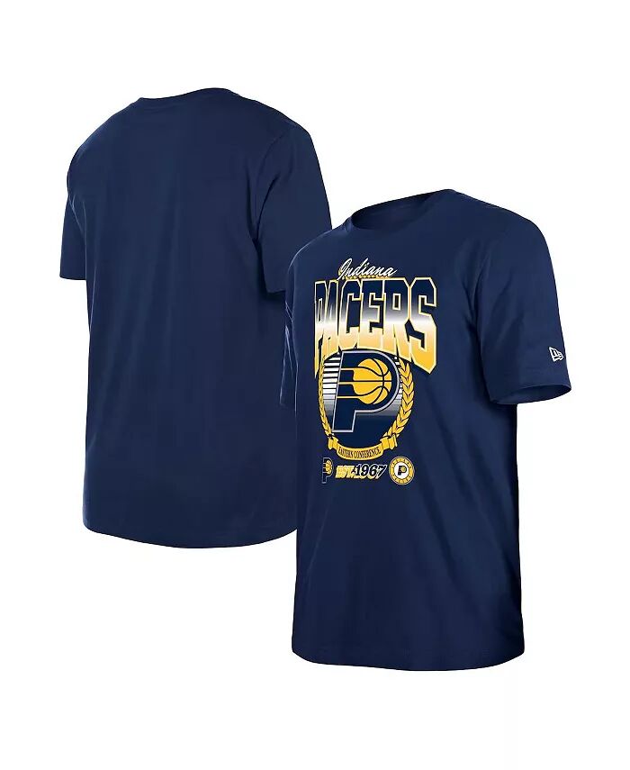 

Мужская и женская футболка Navy Indiana Pacers Summer Classics New Era