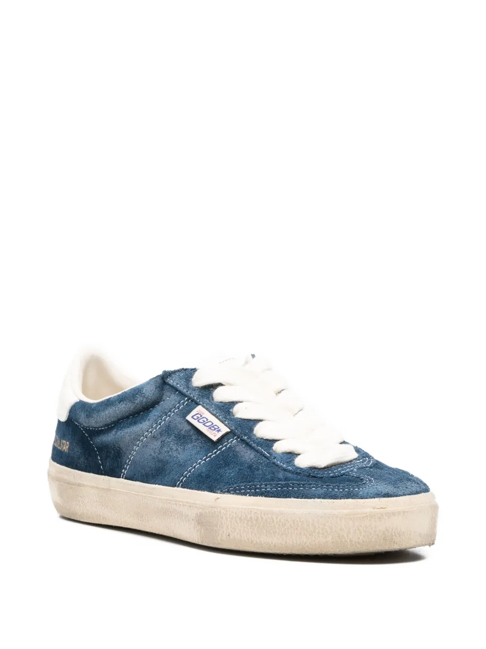 Кеды на шнуровке Golden Goose, синий — фото 2