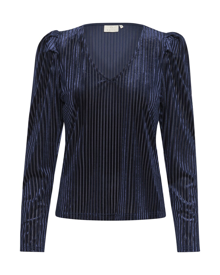 

Блузка Kaffe Blouse Caca, цвет navy/dark blue