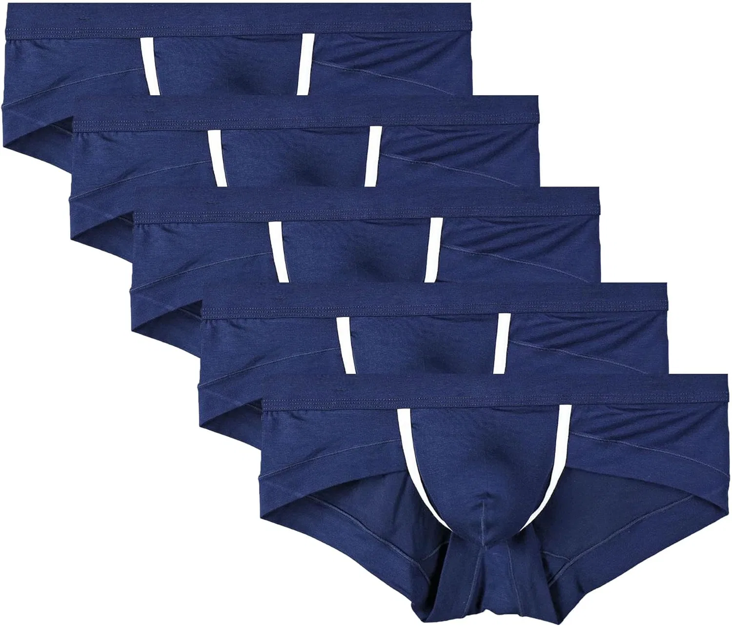 Боксеры мужские, хлопок с эластаном, синий (Blue20-5pc)