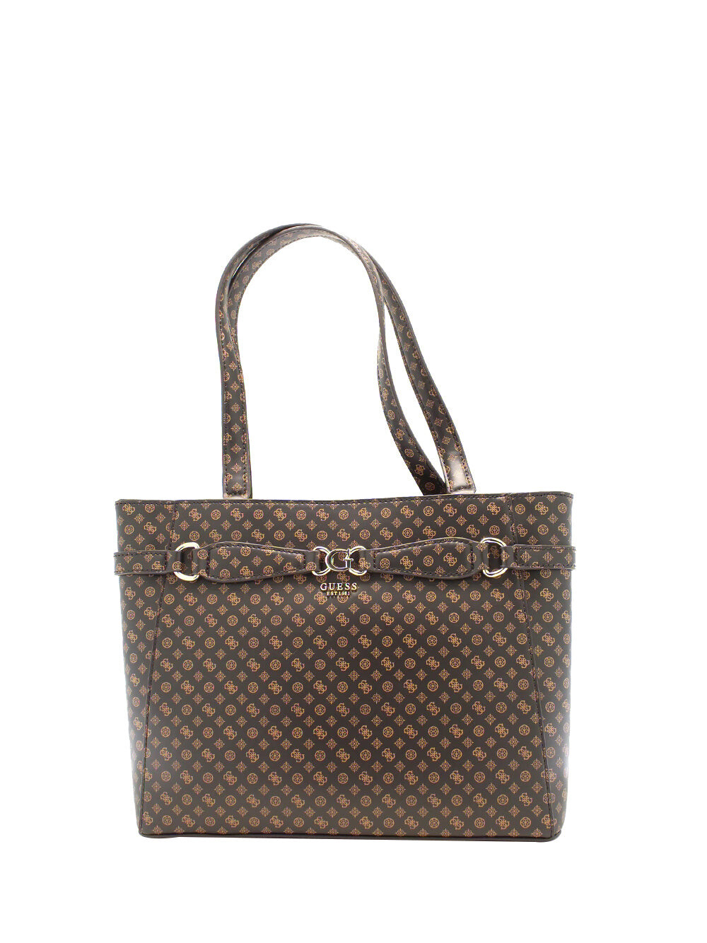 

Коричневый женский шоппер Guess