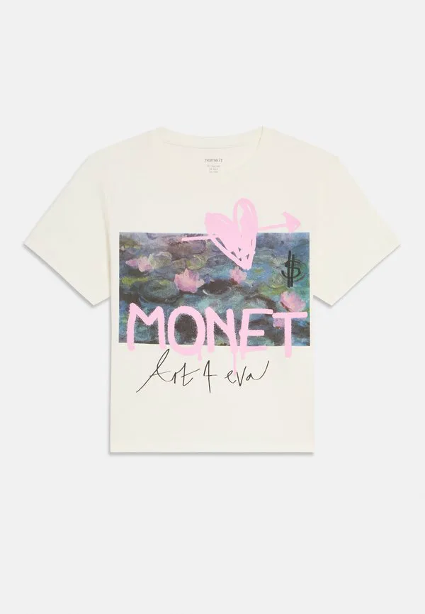 Футболка с принтом nkfdydissi monet Name It, Cloud Dancer