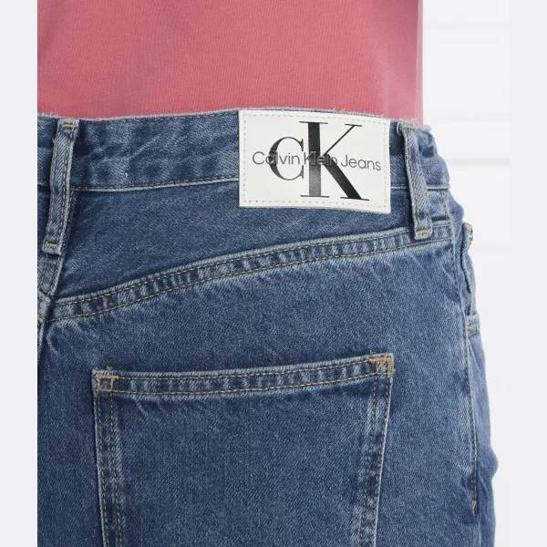 Джинсы прямого кроя в стиле 90-х Calvin Klein, синий — фото 4