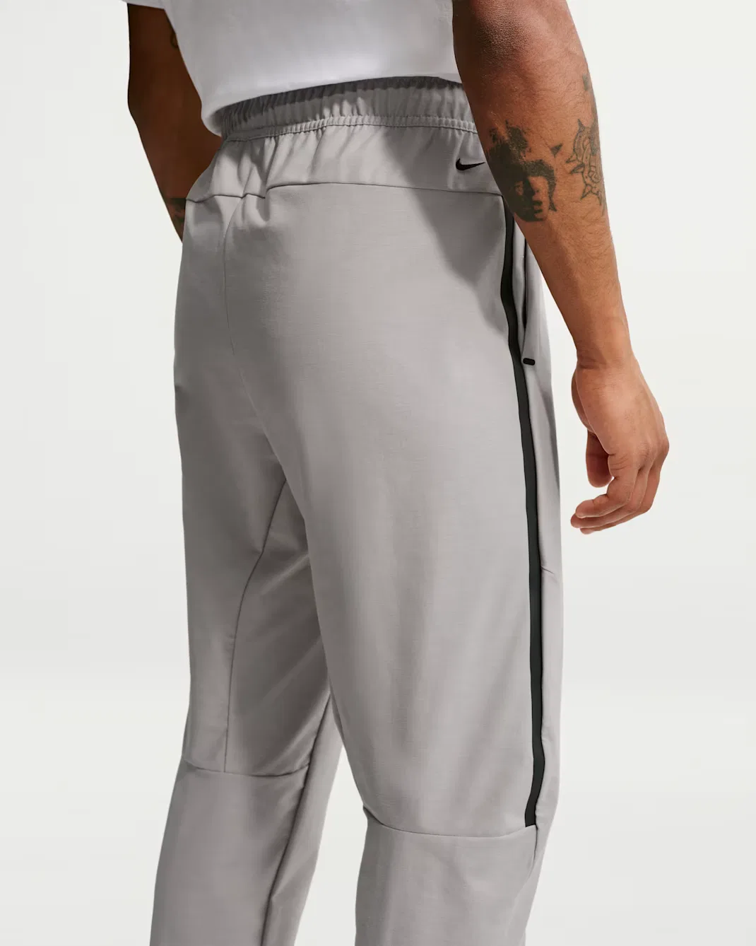 Мужские трикотажные брюки Dri-FIT Shori Nike Tech, College Grey/Black — фото 3