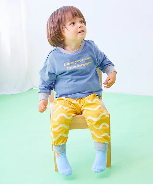 Детская пижама с длинным рукавом модель EN-JOY, devirock, Yellow — фото 4
