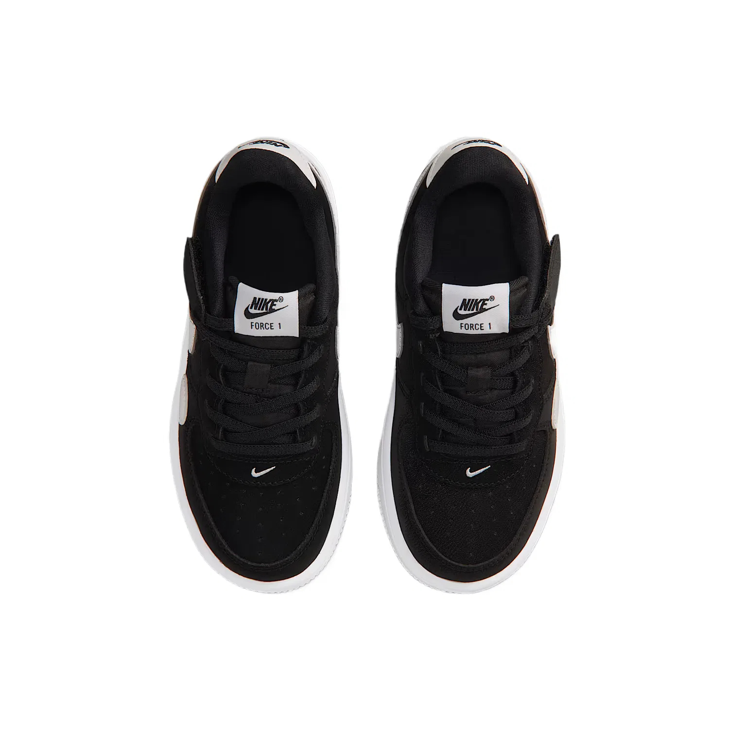 Кроссовки для скейтбординга Force 1 Low EasyOn Nike, Black/White — фото 4