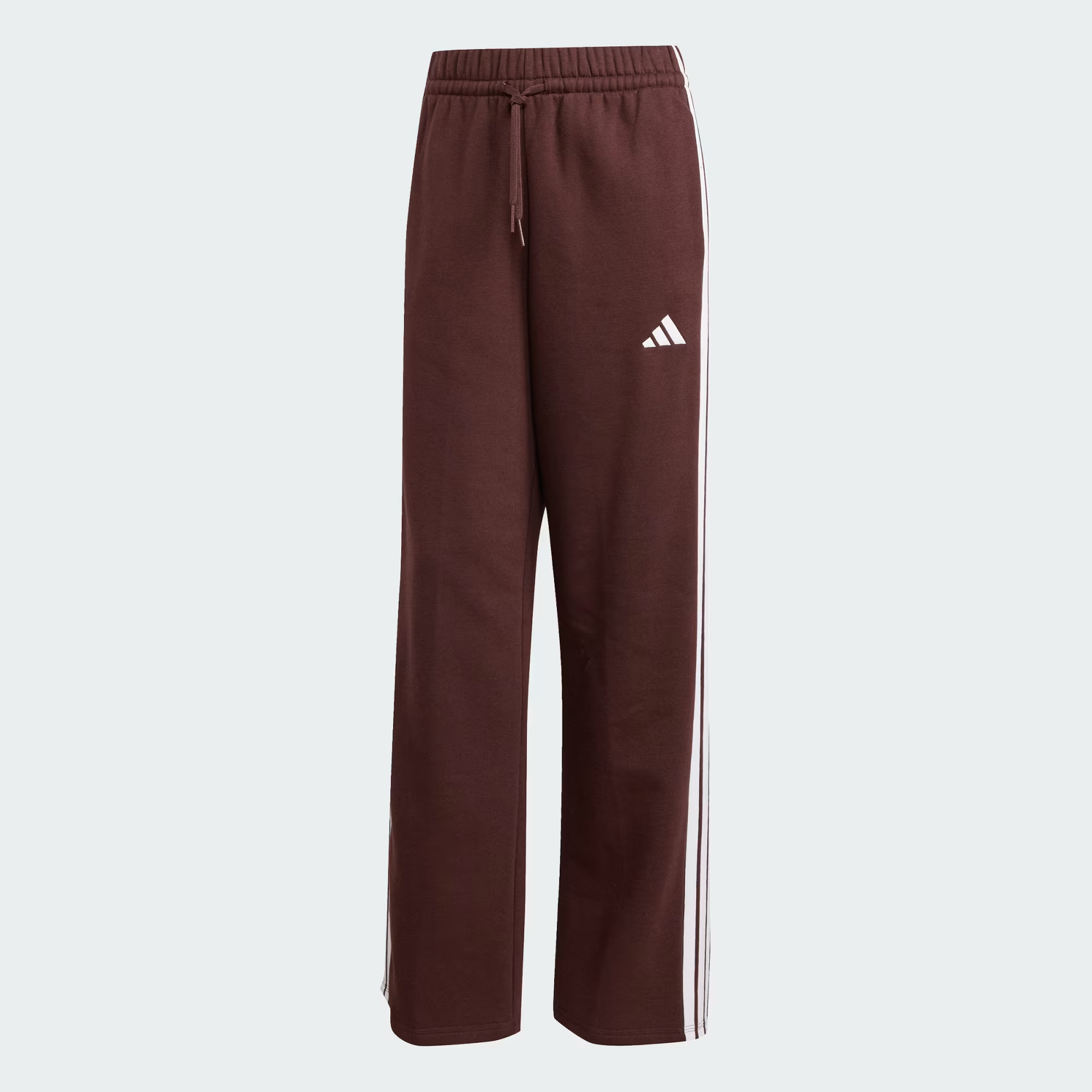 

Спортивные брюки Adidas Essentials 3-Stripes Open-Hem Fleece, коричневый/белый