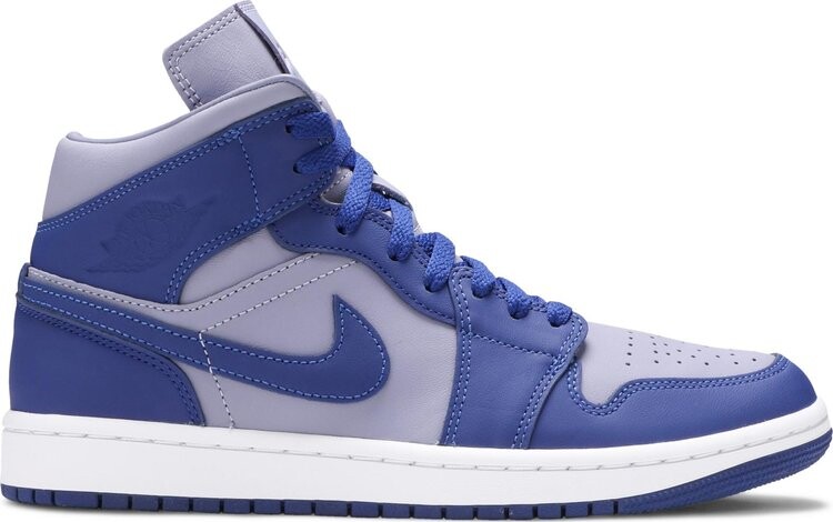 

Кроссовки Wmns Air Jordan 1 Mid SE Iron Purple Deep Royal, фиолетовый